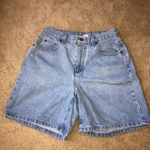 Light Denim Jean Shorts